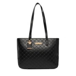 Torebka Nine West. Czarne shopper bag Nine West, bez dodatków. Za 279.99 zł.