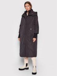 Trussardi Płaszcz zimowy Memory 56S00591 Czarny Regular Fit. Czarne kurtki damskie TRUSSARDI, na zimę, s, bez wzorów, z syntetyku, bez kaptura. Za 1,799.00 zł.
