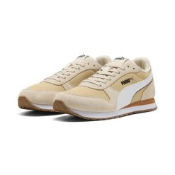 Sneakersy unisex ST MILER PUMA Pebble Path White Alpine Snow Black. Białe obuwie sportowe damskie Puma, z zamszu, bez zapięcia, trekkingowe. Za 319.00 zł.