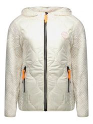 Geographical Norway Kurtka polarowa "Torsade" w kolorze kremowym rozmiar: S. Brązowe kurtki damskie Geographical Norway, s, bez wzorów, z polaru, bez kaptura. Za 161.73 zł.