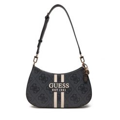 Torebka Guess. Czarne torebki klasyczne damskie Guess, bez dodatków. Za 449.99 zł.