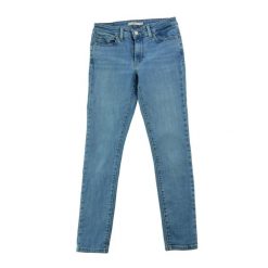 Second life - Levi Strauss spodnie damskie skinny 711 - Jak nowy. Niebieskie spodnie sportowe damskie Levi's, l, bez wzorów, z bawełny. Za 127.76 zł.