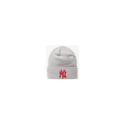 Czapka zimowa New Era League Yankees beanie szaro-czerwona One Size. Czerwone czapki damskie New Era, na zimę, bez wzorów, z materiału. Za 221.99 zł.