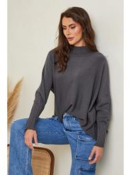 Joséfine Sweter "Izsak" w kolorze szarym rozmiar: S. Szare swetry klasyczne damskie Joséfine, s, z kaszmiru, bez kołnierzyka. Za 143.99 zł.