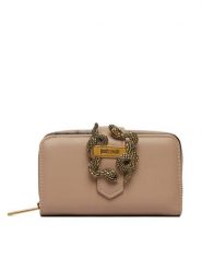 Just Cavalli Portfel 81RA5PA4 ZSA89 Brązowy jasny. Brązowe portfele damskie Just Cavalli, bez wzorów, ze skóry. Za 389.99 zł.