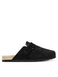 Manebi Espadryle K 1.0 B0 Czarny. Czarne espadryle damskie Manebi, bez wzorów, ze skóry, bez obcasa. Za 429.99 zł.