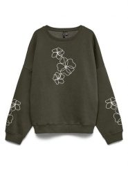 Vero Moda Bluza w kolorze khaki rozmiar: XS. Brązowe bluzy damskie Vero Moda, xs, bez wzorów, z bawełny, bez kaptura. Za 149.95 zł.
