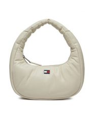 Tommy Jeans Torebka Tjw Pillow Shoulder Bag AW0AW16977 Beżowy. Brązowe torebki klasyczne damskie Tommy Jeans, z jeansu, bez dodatków. Za 229.99 zł.