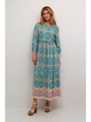 Cream Sukienka w kolorze turkusowym rozmiar: S/M. Niebieskie sukienki damskie Cream, bez wzorów, z wiskozy, bez ramiączek. Za 152.99 zł.