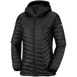 Kurtka Sportowa Z Kapturem Damska Columbia Powder Pass. Niebieskie kurtki sportowe damskie Columbia, s, bez wzorów, z kapturem. Za 429.99 zł.