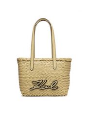 KARL LAGERFELD Torebka B2W30206 Beżowy. Brązowe torebki klasyczne damskie KARL LAGERFELD, ze skóry, bez dodatków. Za 1,499.00 zł.