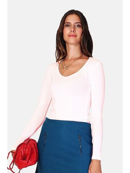 ASSUILI Koszulka w kolorze jasnoróżowym rozmiar: 42. Różowe koszulki damskie Assuili, bez wzorów, z bawełny, bez kołnierzyka, bez ramiączek. Za 78.99 zł.