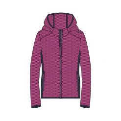 Bluza damska turystyczna CMP 34H2876. Fioletowe bluzy damskie CMP, bez wzorów, z materiału, z kapturem. Za 274.15 zł.