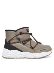 Skechers Śniegowce Turbo Tread 406385L TPBK Szary. Szare buty zimowe chłopięce Skechers, z materiału, bez zapięcia. Za 289.99 zł.
