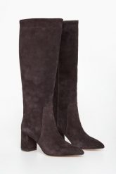 Kozaki damskie zamszowe TWINSET. Kozaki damskie Twinset Milano, z zamszu, bez obcasa, bez zapięcia. Za 1,669.00 zł.