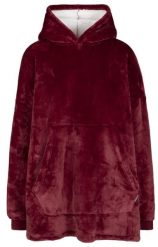 Trespass Cosiness - Obszerna bluza z kapturem At300 Dark Cherry. Czerwone bluzy damskie 2117 OF SWEDEN, bez wzorów, z polaru, z kapturem. Za 312.99 zł.