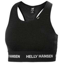 Biustonosz dla kobiet Helly Hansen Lifa Merino Midweight. Czarne biustonosze sportowe damskie Helly Hansen, bez wzorów. Za 284.00 zł.