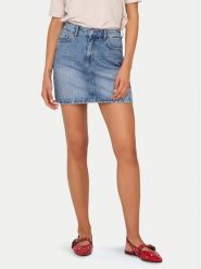 ONLY Spódnica jeansowa Stella 15339630 Niebieski Regular Fit. Niebieskie spódnice damskie Only, s, bez wzorów, z jeansu. Za 139.99 zł.