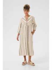 Cream Sukienka w kolorze oliwkowo-kremowym rozmiar: 38. Brązowe sukienki damskie Cream, bez wzorów, z bawełny, bez ramiączek. Za 173.99 zł.