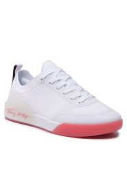 Tommy Hilfiger Sneakersy Elevated Feminine Sneaker FW0FW06325 Biały. Białe obuwie sportowe damskie Tommy Hilfiger, z materiału, bez zapięcia. Za 539.99 zł.