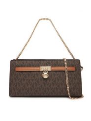 MICHAEL Michael Kors Torebka 32F5GNXC0B Brązowy. Brązowe torebki wieczorowe damskie MICHAEL Michael Kors, bez wzorów, ze skóry, bez dodatków. Za 879.99 zł.