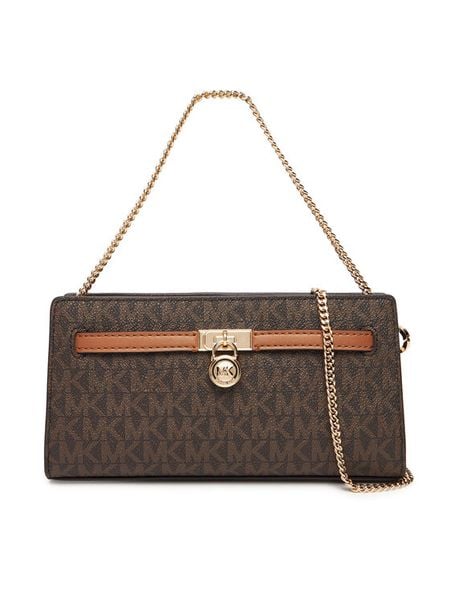 MICHAEL Michael Kors Torebka 32F5GNXC0B Brązowy. Brązowe torebki wieczorowe damskie MICHAEL Michael Kors, bez wzorów, ze skóry, bez dodatków. Za 699.99 zł.