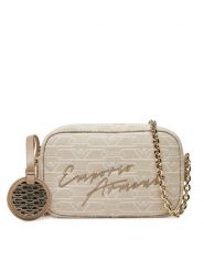 Emporio Armani Torebka EW001891 AF16095 F1073 Beżowy. Brązowe torebki wieczorowe damskie Emporio Armani, bez wzorów, z materiału, bez dodatków. Za 599.99 zł.