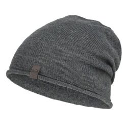 Czapka Lifestyle knitted Lekey przejściowa. Szare czapki damskie Buff, na zimę, bez wzorów. Za 103.75 zł.