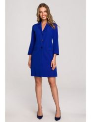 Stylove Sukienka w kolorze niebieskim rozmiar: XL. Niebieskie sukienki damskie Stylove, bez wzorów, bez ramiączek. Za 82.99 zł.