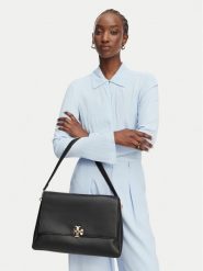 Tory Burch Torebka Charlie 180727 Czarny. Czarne torebki klasyczne damskie Tory Burch, ze skóry, bez dodatków. Za 3,029.00 zł.