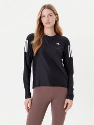 Adidas Koszulka techniczna Own The Run IN1568 Czarny Regular Fit. Czarne koszulki damskie Adidas, xs, bez wzorów, z syntetyku, bez kołnierzyka, bez ramiączek. Za 179.99 zł.