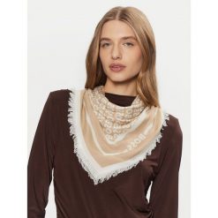 Chusta BOSS. Brązowe chusty damskie Boss, bez wzorów. Za 299.99 zł.