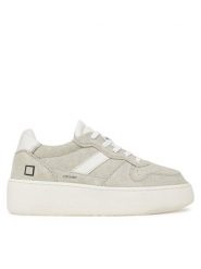 D.A.T.E. Sneakersy Court W421-CP-HA Beżowy. Brązowe obuwie sportowe damskie D.A.T.E., ze skóry, bez zapięcia. Za 679.99 zł.