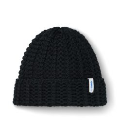 Czapka Eisbar Selda MÜ. Czarne czapki damskie Eisbär, bez wzorów, z wełny. Za 269.90 zł.