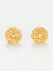 OR ÉCLAT Złote kolczyki-wkrętki "Tourbillon d'amour" rozmiar: onesize. Żółte kolczyki damskie Or Éclat, złote. Za 608.99 zł.