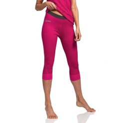 Legginsy termoaktywne 3/4 damskie Schöffel Sport Merino. Czerwone legginsy damskie Schöffel, m, bez wzorów. Za 349.99 zł.