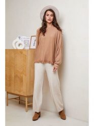 Soft Cashmere Sweter w kolorze jasnobrązowym rozmiar: 34/36. Brązowe swetry klasyczne damskie Soft Cashmere, z kaszmiru, bez kołnierzyka. Za 126.99 zł.