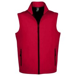 Softshellowa Kamizelka Dla Dorosłych Unisex Race. Czerwone kamizelki damskie SOL'S, s, bez wzorów, bez kaptura. Za 120.99 zł.