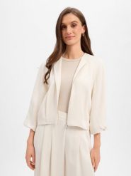 Someday Kurtka typu blouson Kobiety wiskoza (100%) biały, 40. Białe kurtki damskie someday., bez wzorów, z satyny, bez kaptura. Za 549.95 zł.