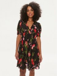 Ted Baker Sukienka letnia Sienno 275006 Czarny Regular Fit. Czarne sukienki damskie Ted Baker, bez wzorów, z wiskozy, bez ramiączek. Za 659.99 zł.