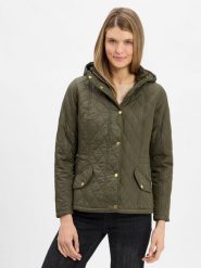 Barbour kurtka pikowana Kobiety Sztuczne włókno zielony, 46. Zielone kurtki damskie Barbour, bez wzorów, z włókna, bez kaptura. Za 1,299.95 zł.