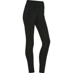 Damskie legginsy jeździeckie z pełną przyczepnością Equipage Kalea. Niebieskie legginsy damskie EQUIPAGE, m, bez wzorów, z elastanu. Za 302.50 zł.