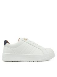 Tommy Hilfiger Sneakersy Low Cut Lace-Up Sneaker T3X9-33857-1355 S Biały. Białe buty sportowe chłopięce Tommy Hilfiger, ze skóry, bez zapięcia. Za 239.99 zł.