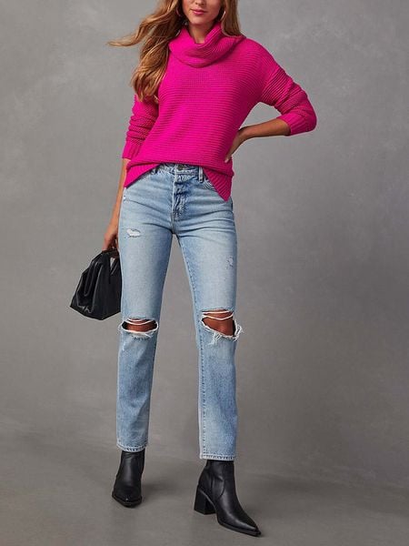 Milan Kiss Sweter w kolorze różowym rozmiar: S. Różowe swetry klasyczne damskie Milan Kiss, s, bez kołnierzyka. Za 161.73 zł.