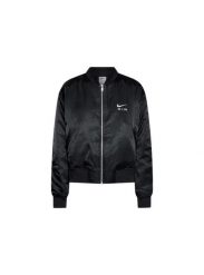 Kurtka damskie Nike Sportswear czarny. Czarne kurtki sportowe damskie Nike, l, bez wzorów, z materiału, bez kaptura. Za 433.70 zł.