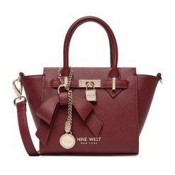 Torebka Nine West. Czerwone torebki klasyczne damskie Nine West, bez dodatków. Za 329.99 zł.