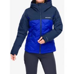 Kurtka puchowa damska Columbia Grand Trek III Down Jacket. Niebieskie kurtki damskie Columbia, bez wzorów, z puchu, bez kaptura. Za 707.99 zł.