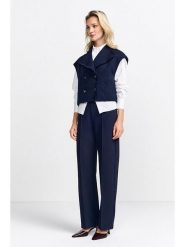 Rich & Royal Kamizelka w kolorze granatowym rozmiar: 34. Niebieskie kamizelki damskie Rich & Royal, bez wzorów, bez kaptura. Za 266.66 zł.