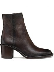 Geox Skórzane botki "Farnia" w kolorze jasnobrązowym rozmiar: 40. Brązowe botki damskie Geox, eleganckie, bez obcasa, bez zapięcia. Za 320.63 zł.