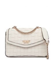 Guess Torebka Sandy HWWG84 18210 Écru. Listonoszki damskie Guess, z aplikacjami, ze skóry, bez dodatków. Za 679.99 zł.